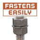 5/8"-11 x 3' 304 Stainless Steel Threaded Rod - Fastens Easily