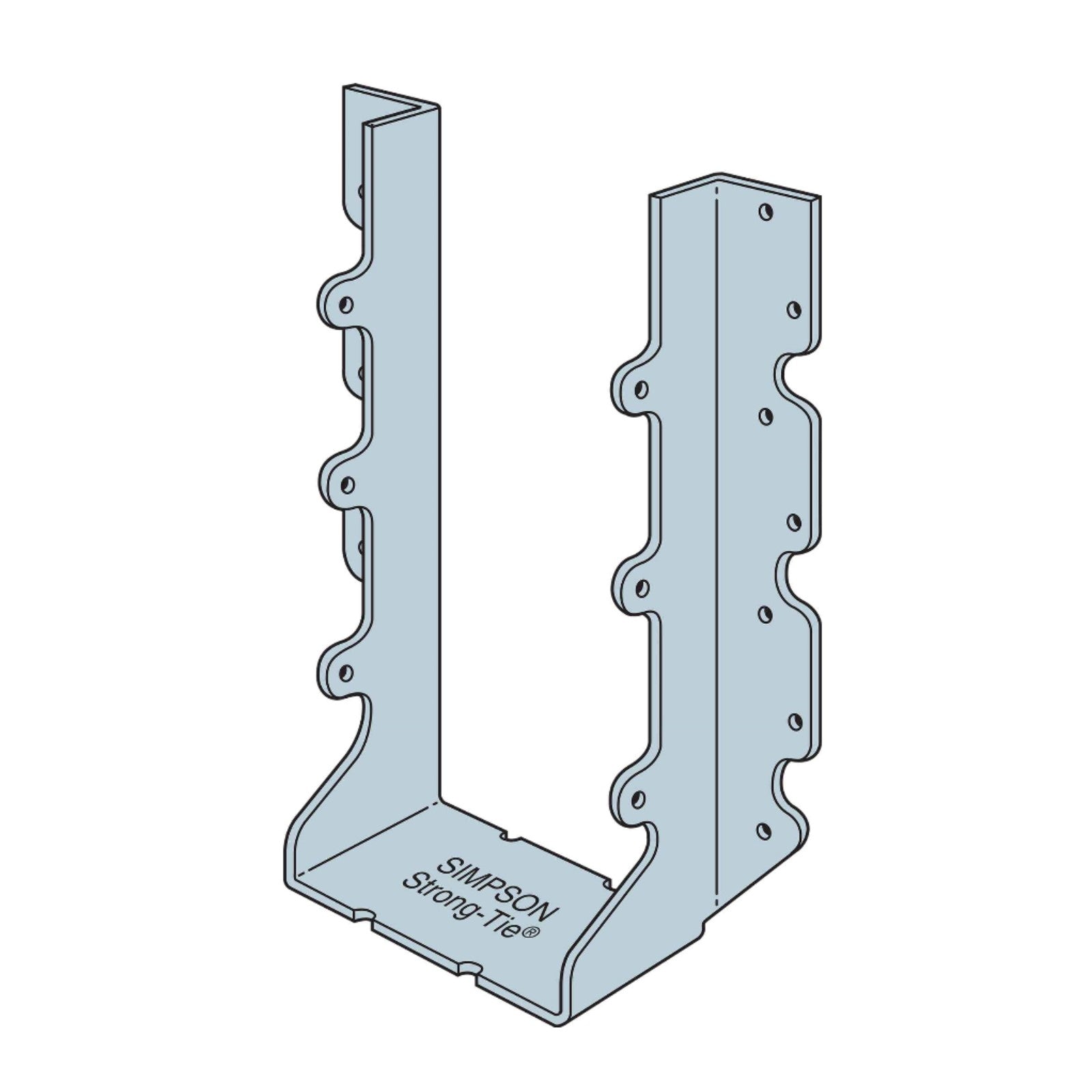 Simpson U410R Rough Cut Face Mount Joist Hanger - G90 Galvanized