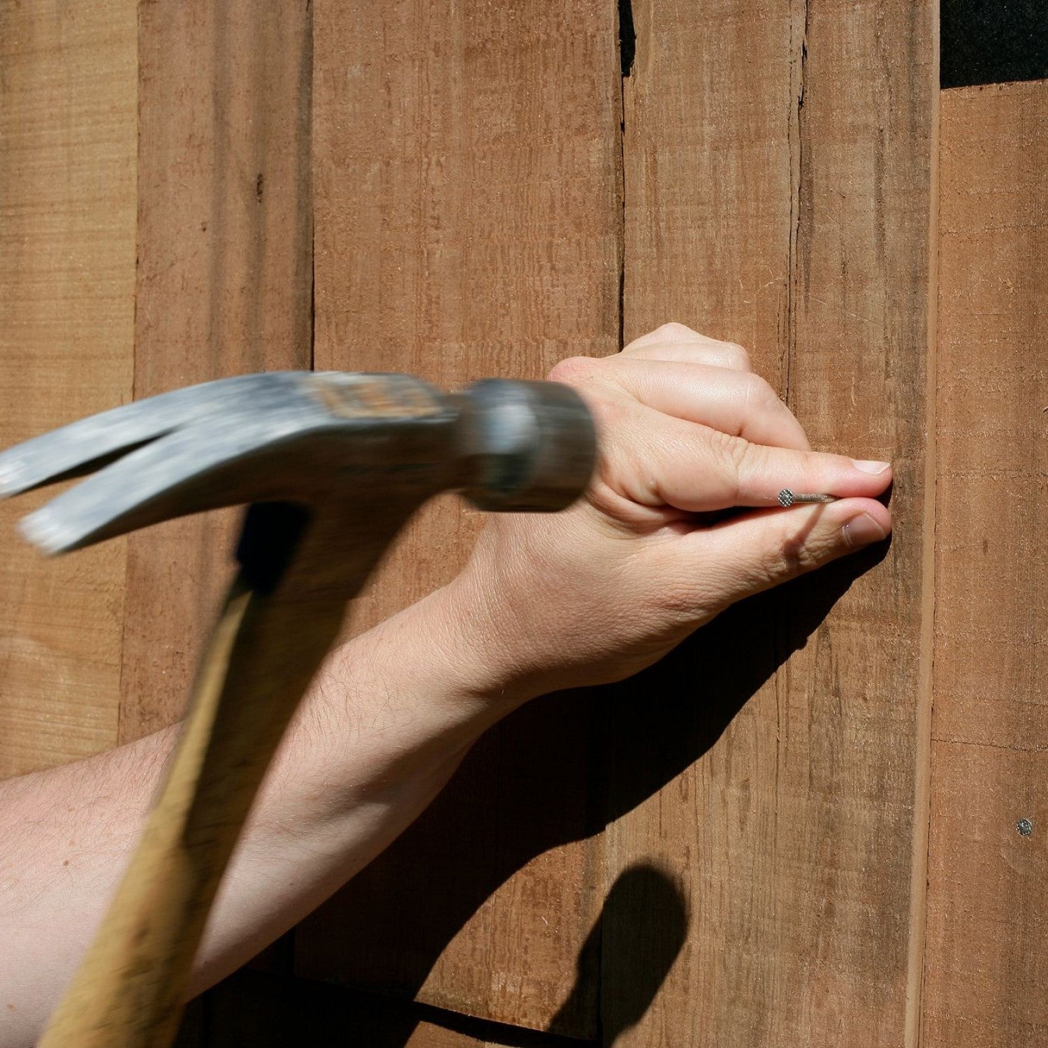 Wood Siding Nail Installation