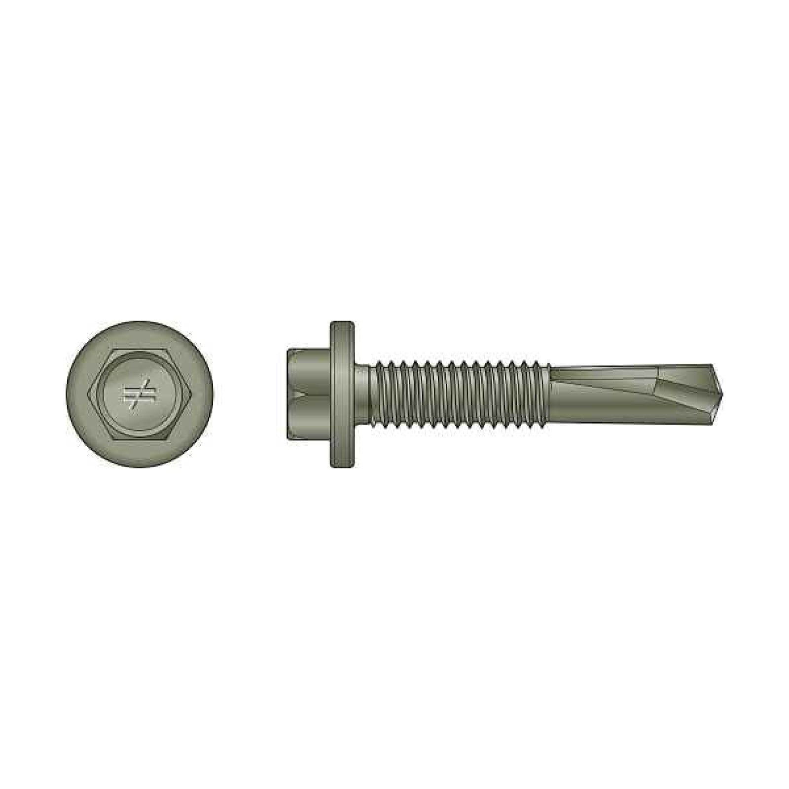 Simpson XMQ114B1224-2K #12 x 1-1/4" Strong-Drive Screw - Loose -Quik Guard Coating - Pkg 2,000