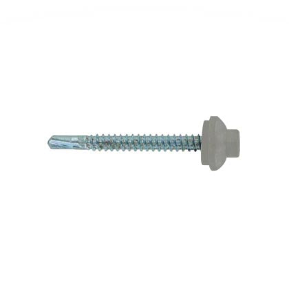 #12 x 2 ZXL Steelbinder Metal Roofing Screw Ash Gray, Pkg 250