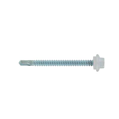 #12 x 2-1/2" Maxx Steelbinder Metal Roofing Screw - Polar White, Pkg 250