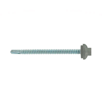 #12 x 3 ZXL Steelbinder Metal Roofing Screw Ash Gray, Pkg 250