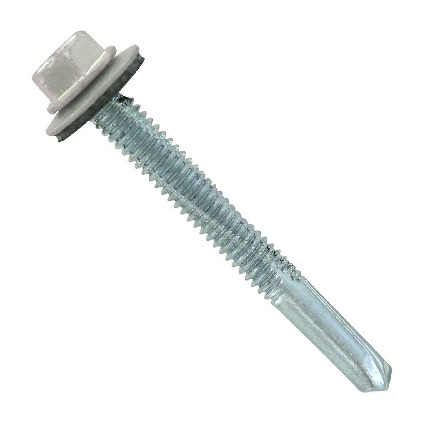 #12-24 x 2 HG Steelbinder Metal Roofing Screw Ash Gray, Pkg 250