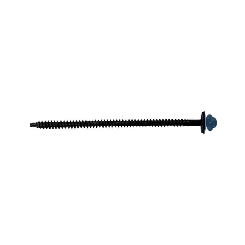 #12 X 412 inch InsulDrill Metal Roofing Screw Blue Pkg 250