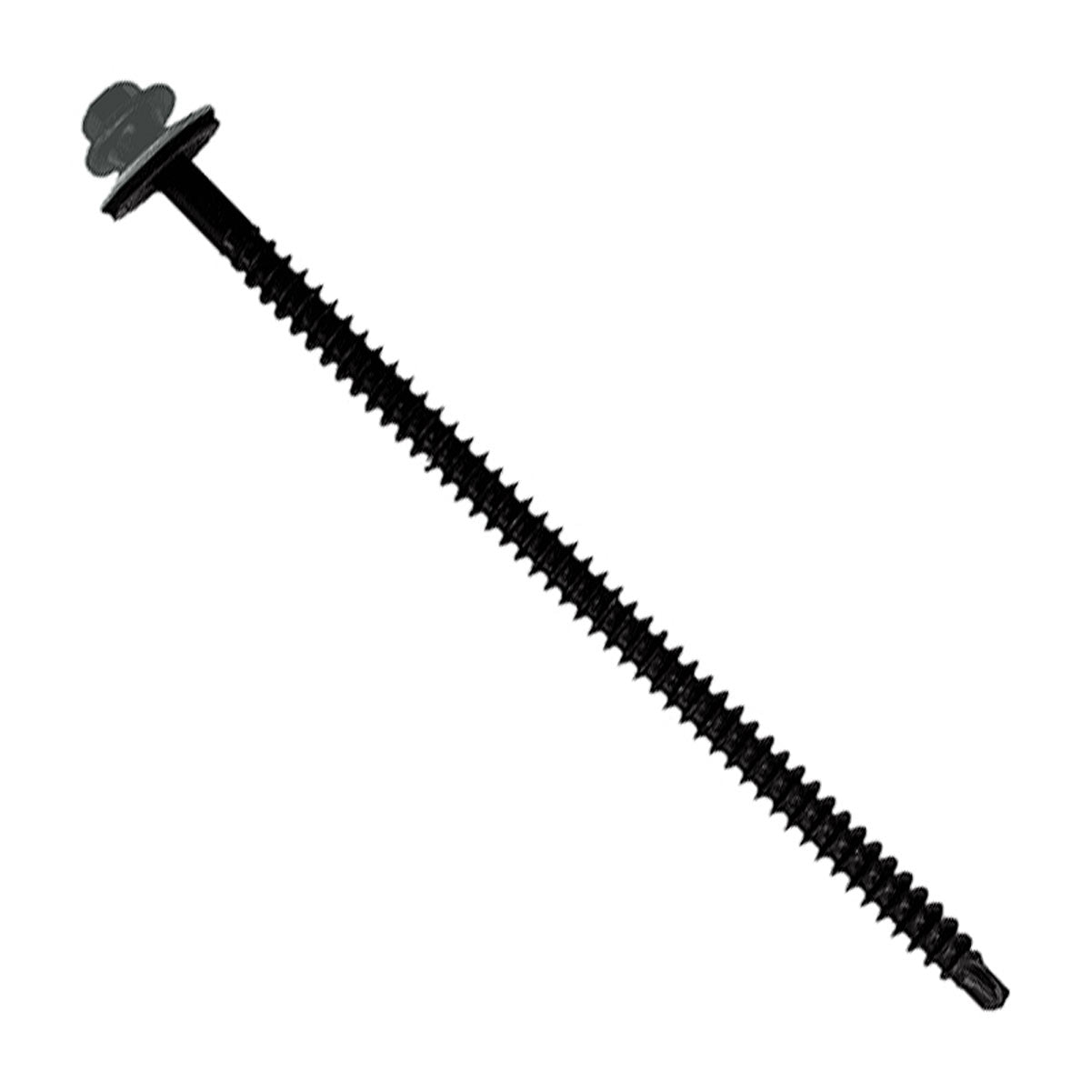 #12 X 412 inch InsulDrill Metal Roofing Screw Light Gray Pkg 250