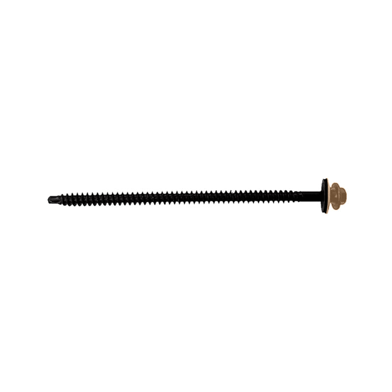 #12 X 412 inch InsulDrill Metal Roofing Screw Tan Pkg 250