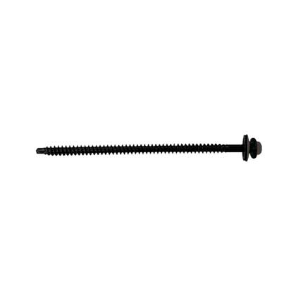 #12 X 4-1/2 InsulDrill Metal Roofing Screw Koko Brown, Pkg 100