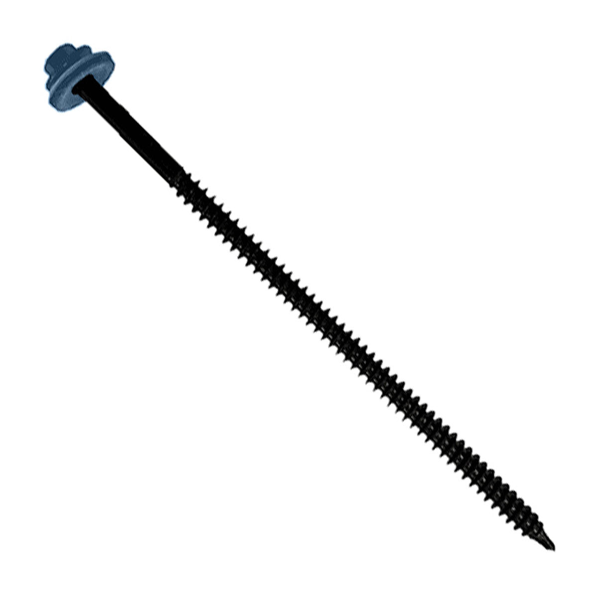 #12 X 6 inch InsulDrill Metal Roofing Screw Blue Pkg 250 image 1 of 2