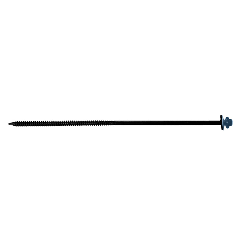 #12 X 8 inch InsulDrill Metal Roofing Screw Blue Pkg 250 image 1 of 2