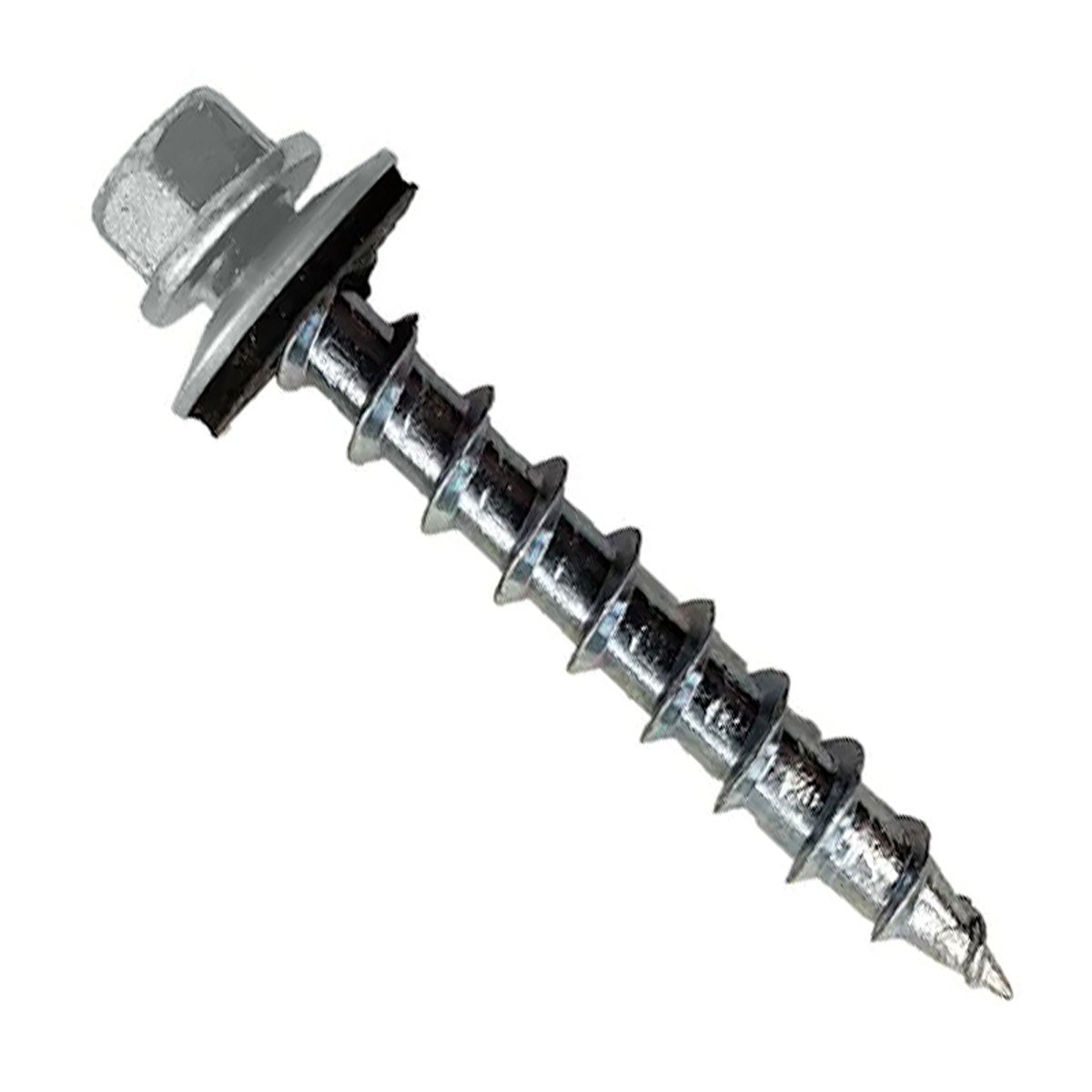 12# x 112 inch Type 17 Woodbinder Metal Roofing Screw For OSB Light Gray Pkg 250 image 1 of 2