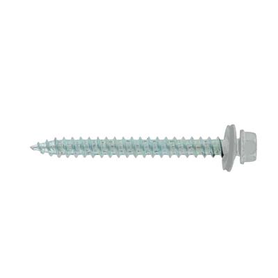 #14 x 2-1/2" #14 Type 17 Woodbinder Metal Roofing Screw - Alamo White, Pkg 250