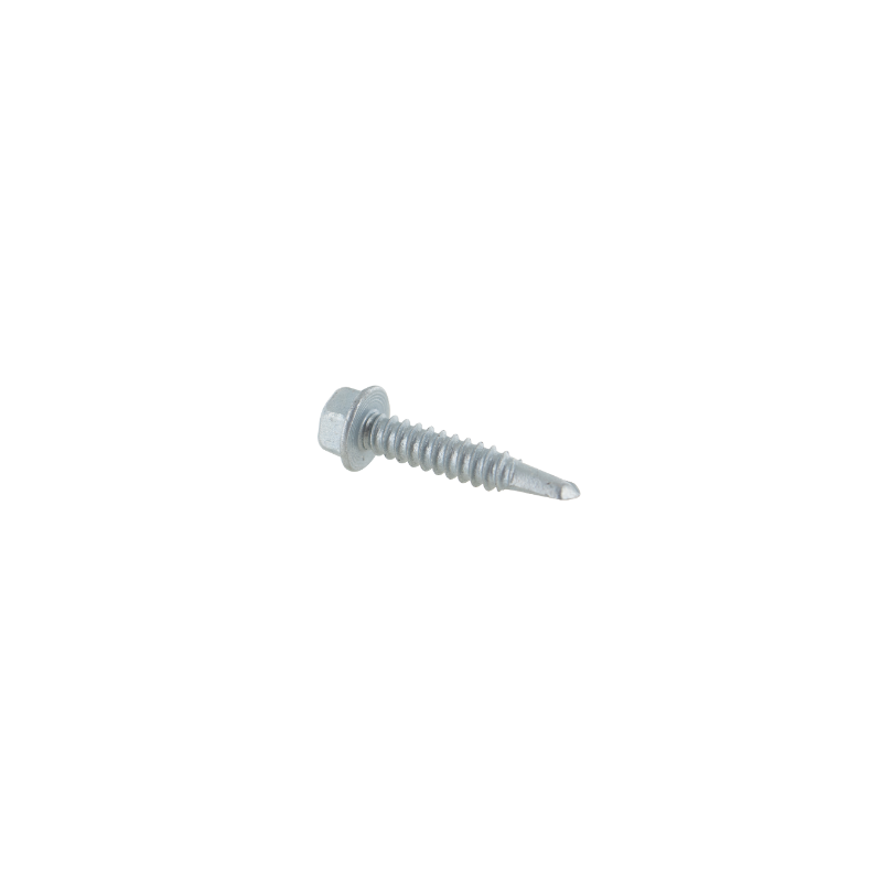 1/4-14 x 1-1/4" HWH Steelbinder Self-Drilling Metal Screw - Electro-Galvanized, Pkg 250