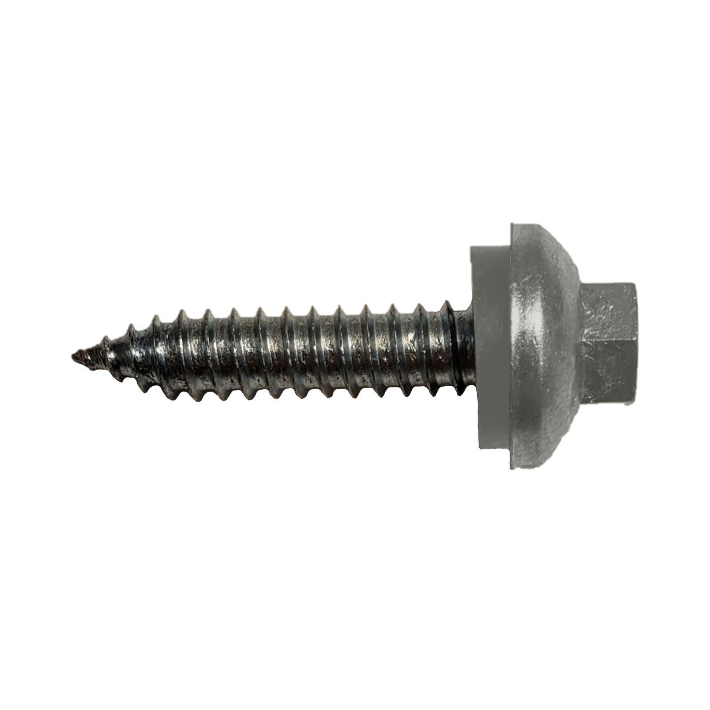 #14 x 1-1/4" ZXL Tapping Steelbinder Metal Roofing Screw - Burnished Slate - Pkg 250