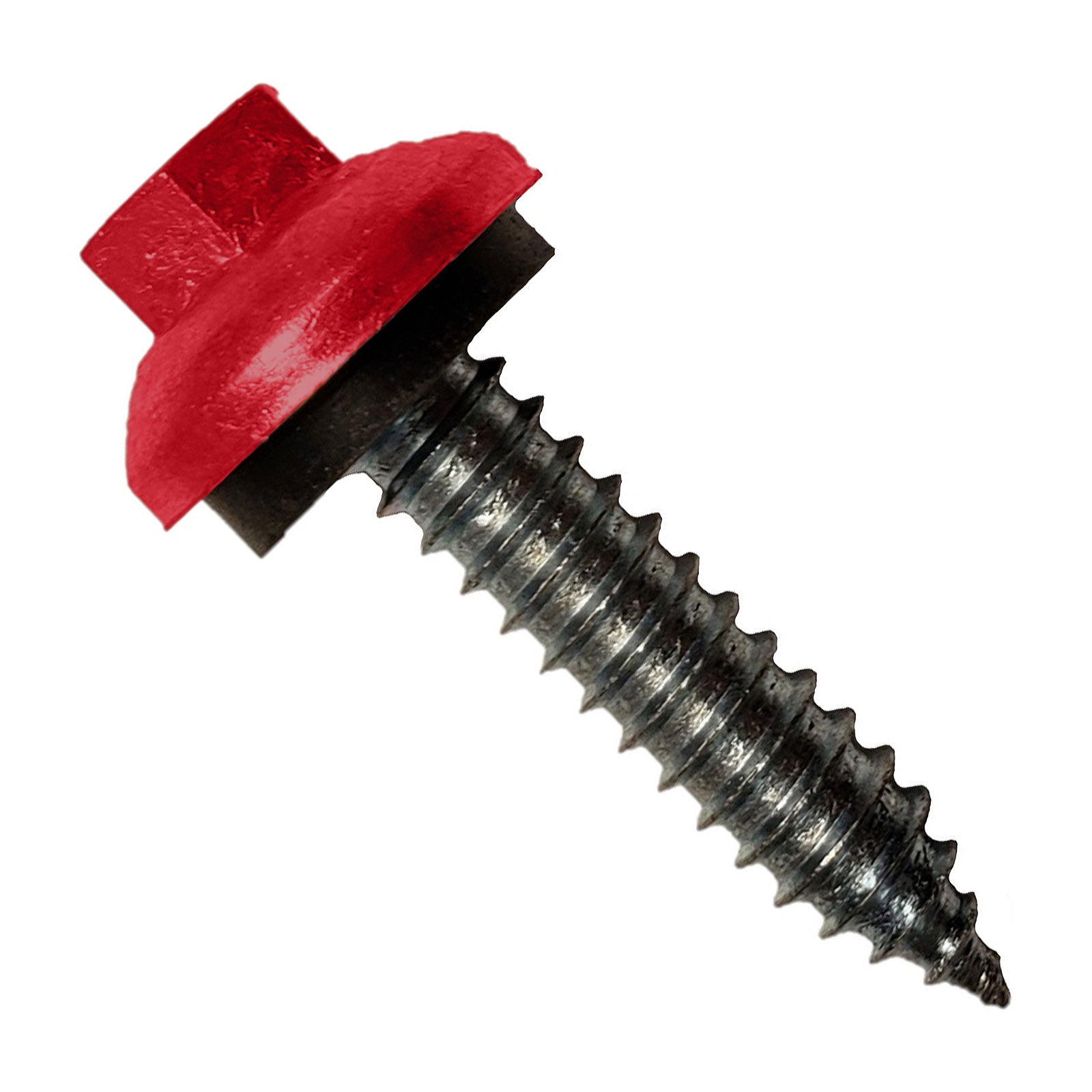 #14 x 114 inch ZXL Tapping Steelbinder Metal Roofing Screw Crimson Pkg 250