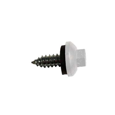 #14 x 3/4" ZXL Tapping Steelbinder Metal Roofing Screw - Polar White - Pkg 250