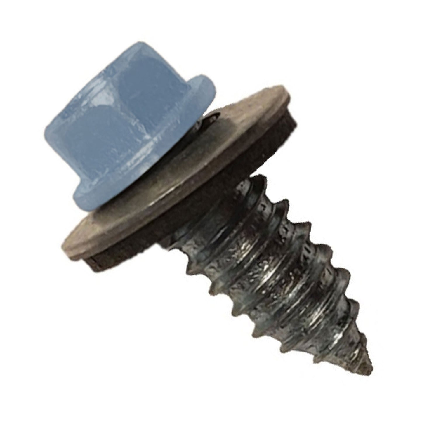 #17 x 34 inch Tapping Steelbinder Metal Roofing Screw Blue Pkg 250