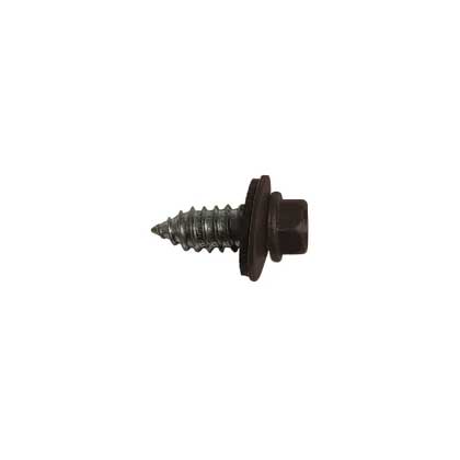 #17 x 3/4 Tapping Steelbinder Metal Roofing Screw Koko Brown - Pkg 250