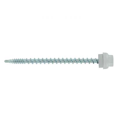 #10 x 3" ZXL Woodbinder Metal Roofing Screw - Polar White, Pkg 250