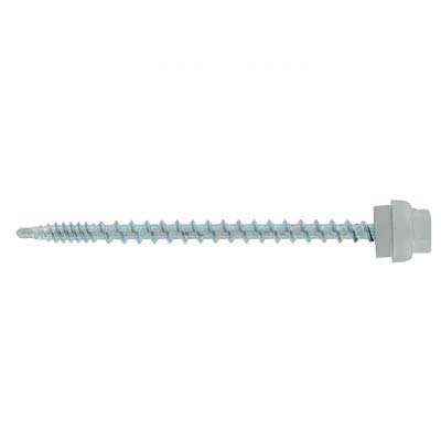 #10 x 3" ZXL Woodbinder Metal Roofing Screw - Alamo White, Pkg 250