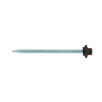 #9 x 3 ST-XL Woodbinder Metal Roofing Screw Koko Brown, Pkg 250