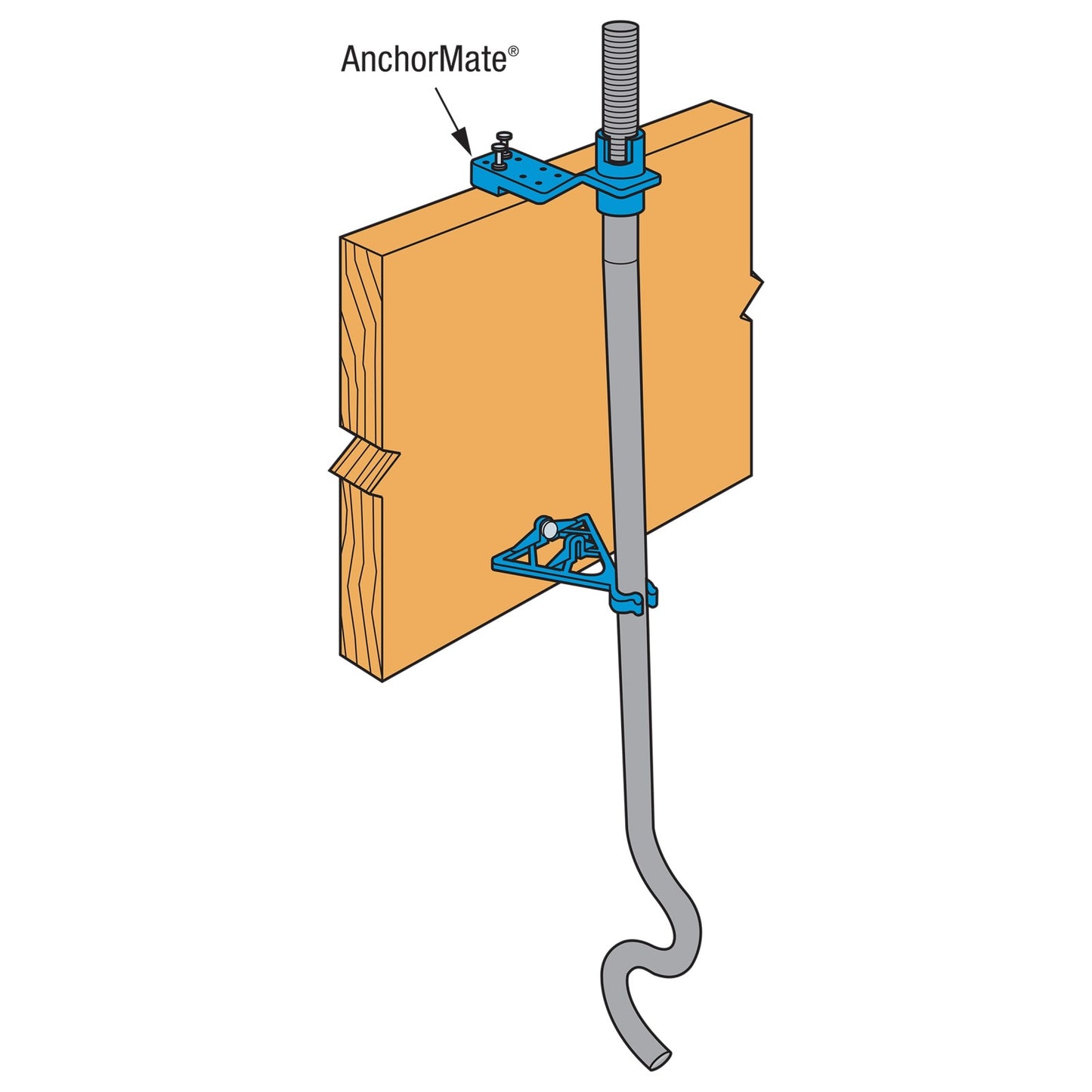 Simpson ABS78 Anchor Bolt Stabilizer For 78 inch Anchor Bolts image 2 of 2