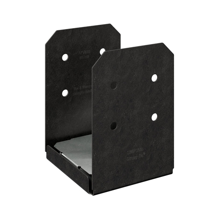 Simpson APVB88 Avant Ornamental 8x8 Post Base - Black Powder Coat ...