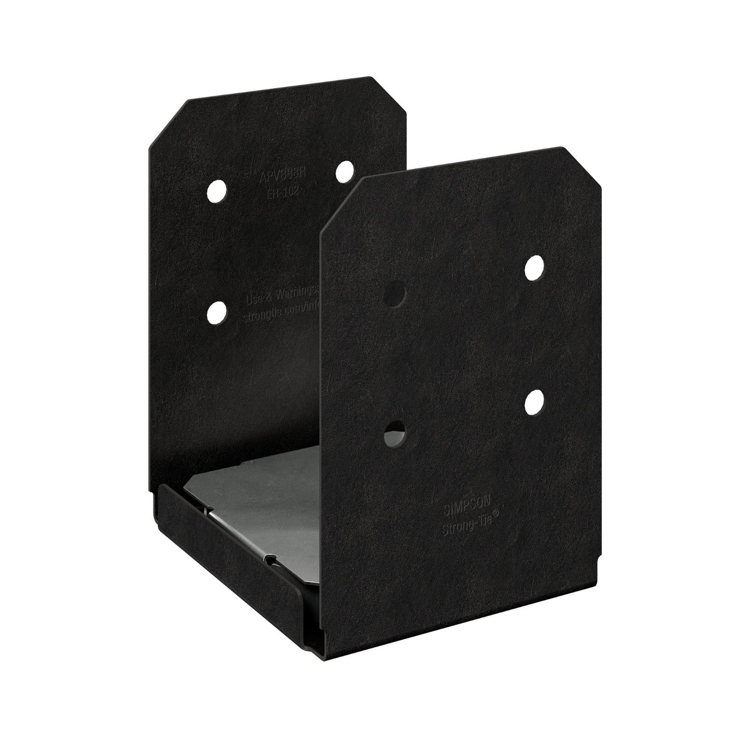 Simpson APVB88R Avant Rough 8x8 Ornamental Post Base Black Powder Coat image 1 of 4