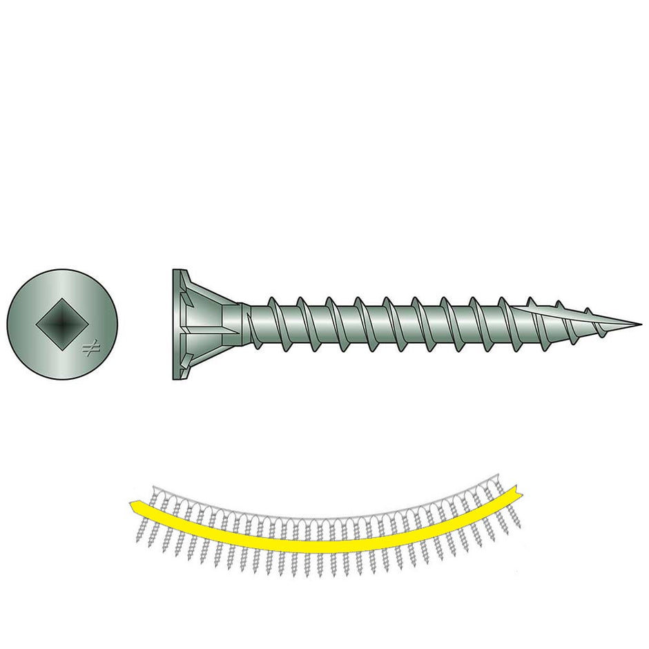 Quik Drive Cement Board Screws at Fasteners Plus