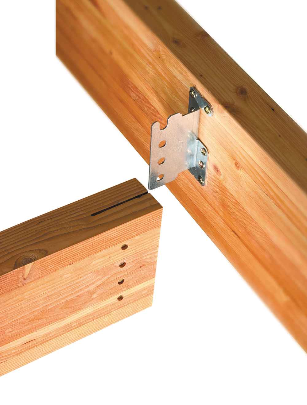 Simpson CJT5ZS Concealed Joist Tie w/ Short Pins - ZMAX Finish 