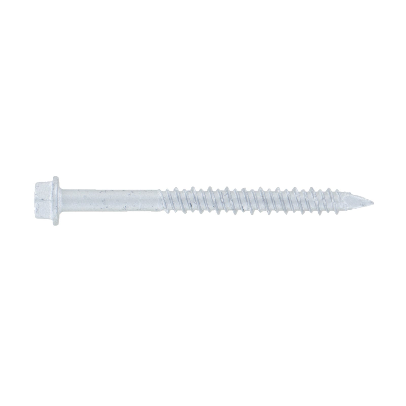 14 inch x 234 inch Fasteners Plus Hex Concrete Screw 410 Stainless Steel Pkg 100 image 1 of 2