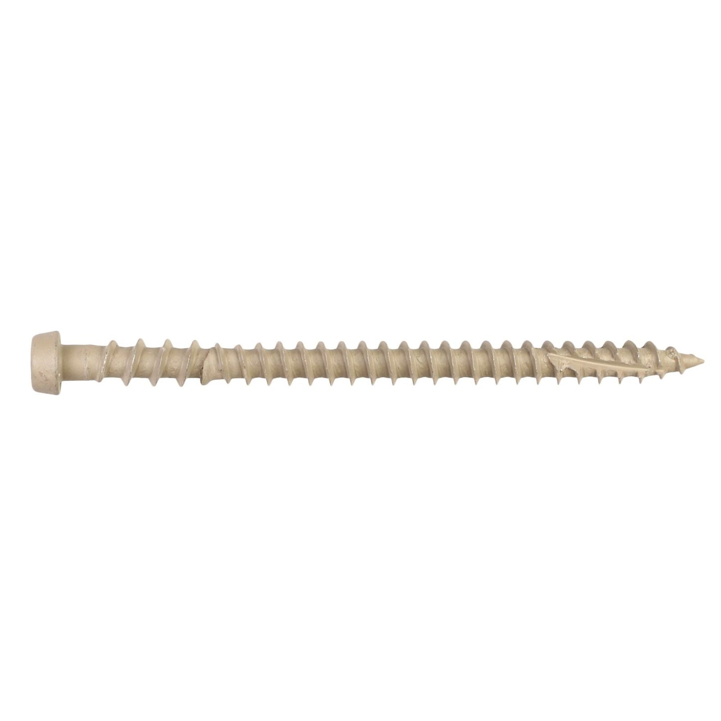 #10 x 234 inch Quik Drive DCU Composite Decking Screw Tan02 Pkg 1000 image 1 of 2