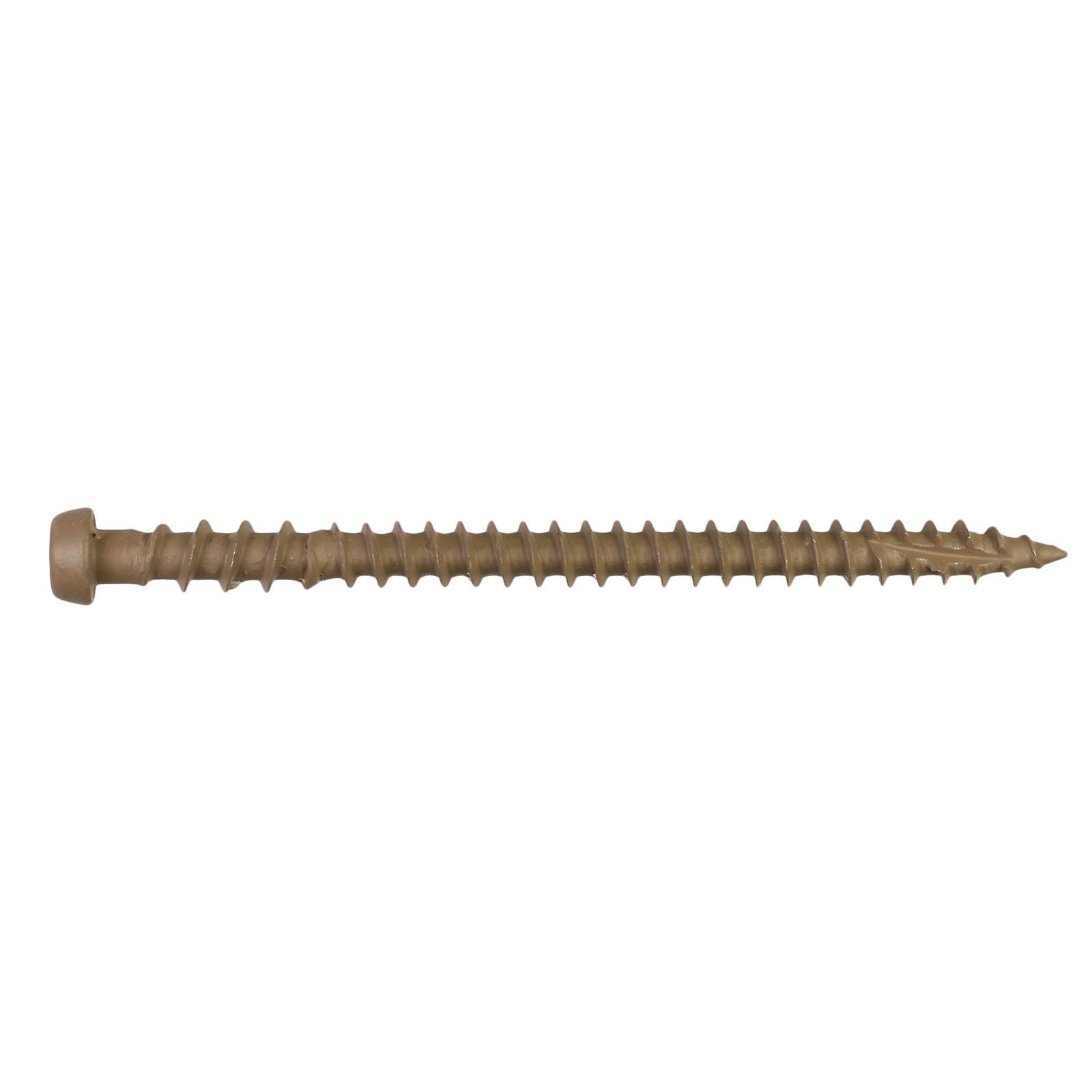 #10 x 2-3/4" DCU Composite Decking Screw - Tan