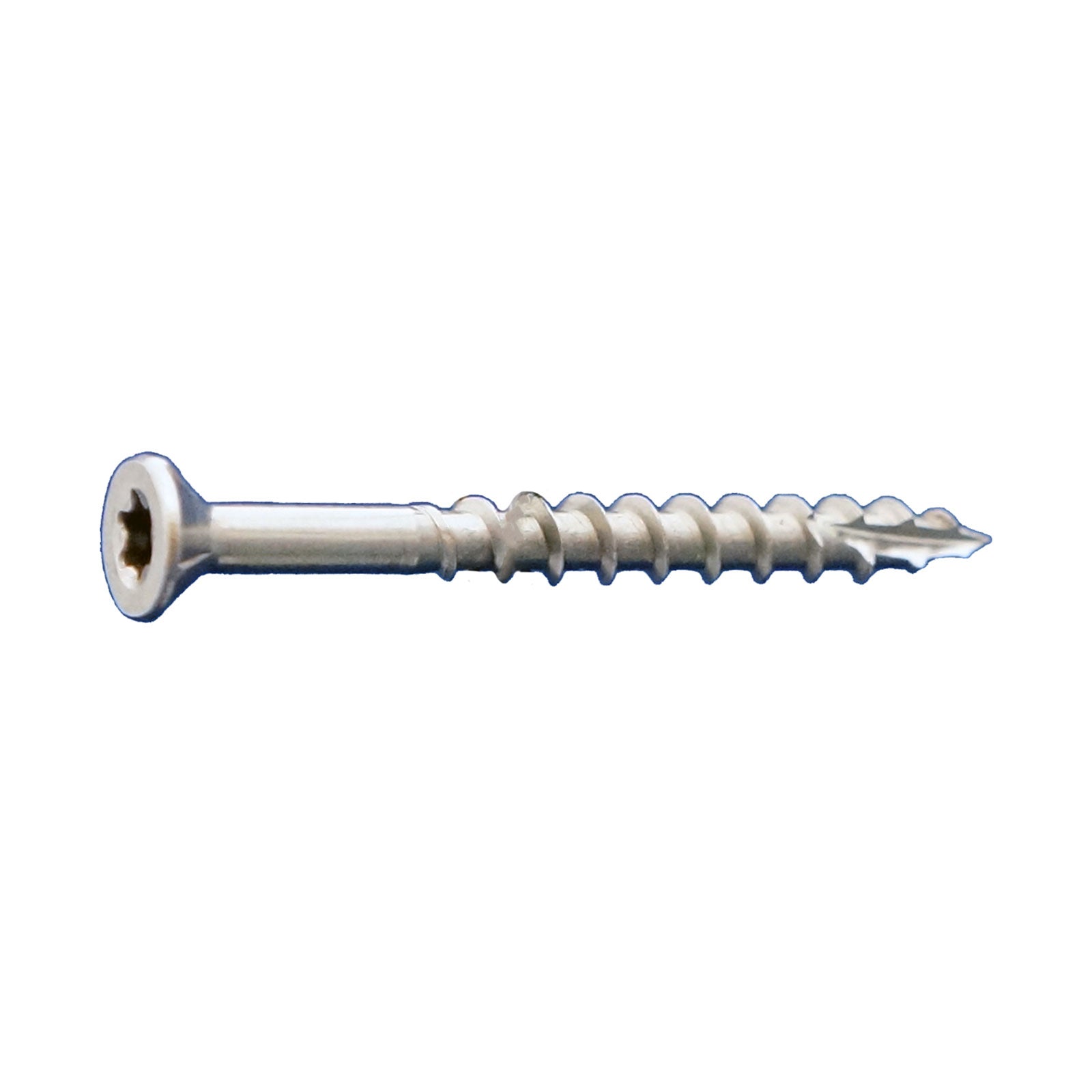 #8 x 1-5/8" T20 Flat Head Deck Screw - 305 Stainless Steel, Pkg 5000