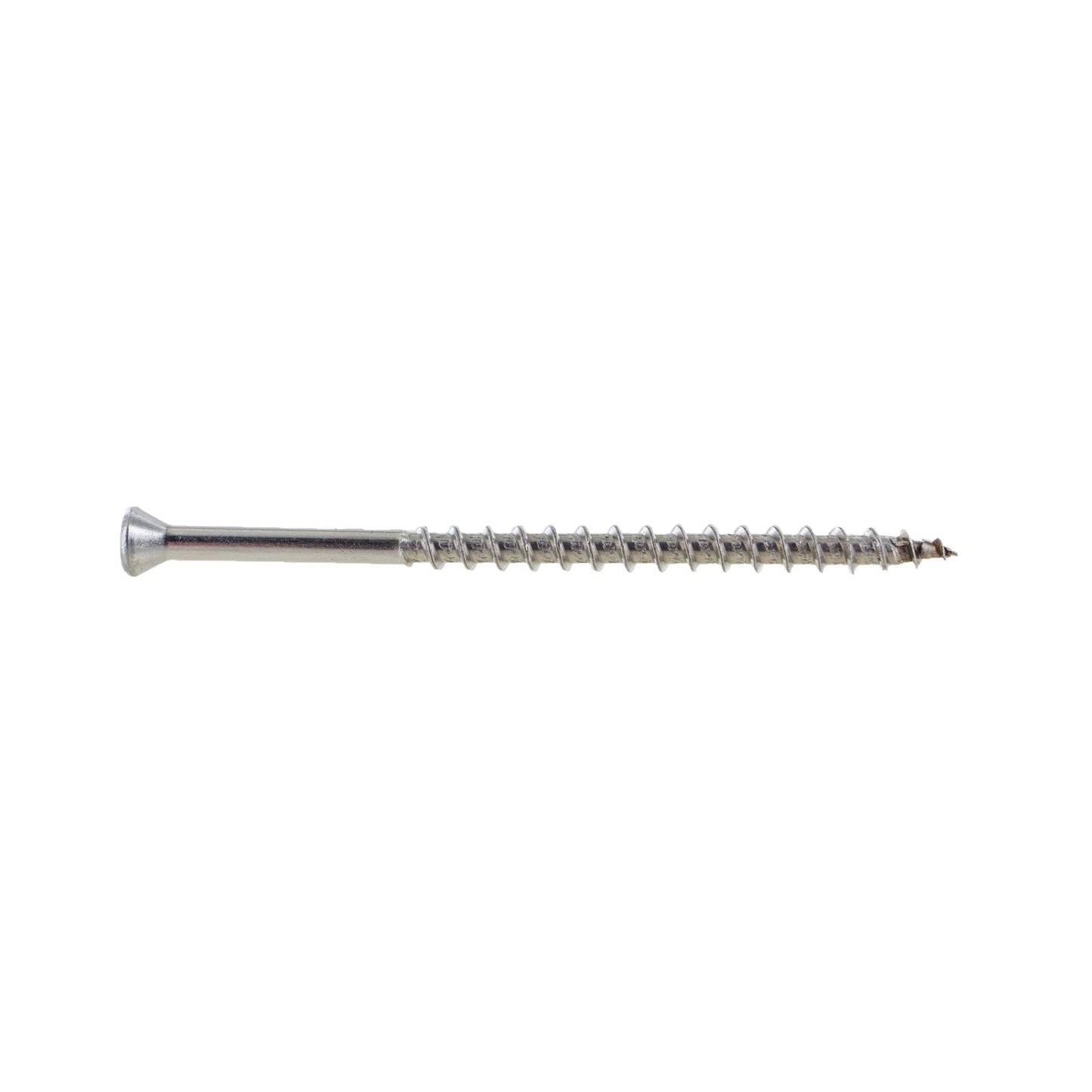 #8 x 3" Conquest Trim Head Deck Screws - 304 Stainless, 350 piece bucket