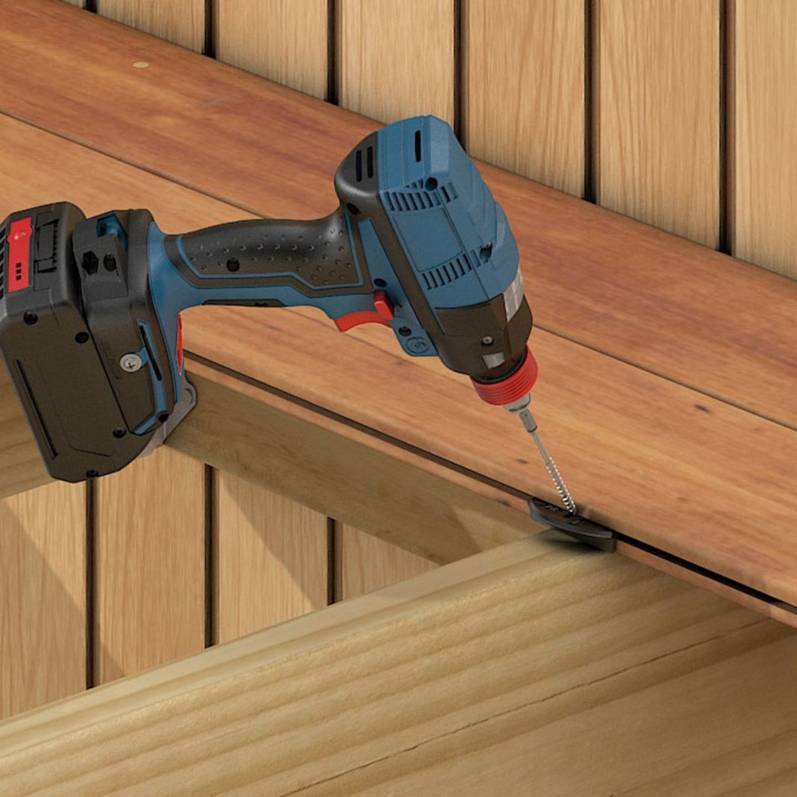 Simpson EB14WP316R175 14 inch Hidden Deck Fastening System For 1 inch Sleeper Installation Pkg 175 image 5 of 6