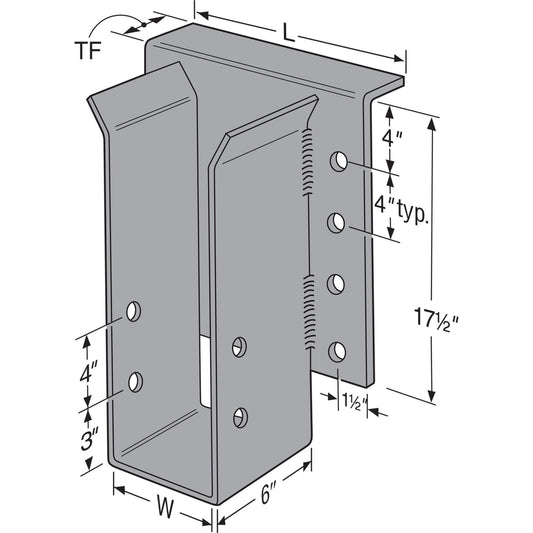 EG/LEG/MEG/EGQ Top Flange Beam Hanger – Fasteners Plus