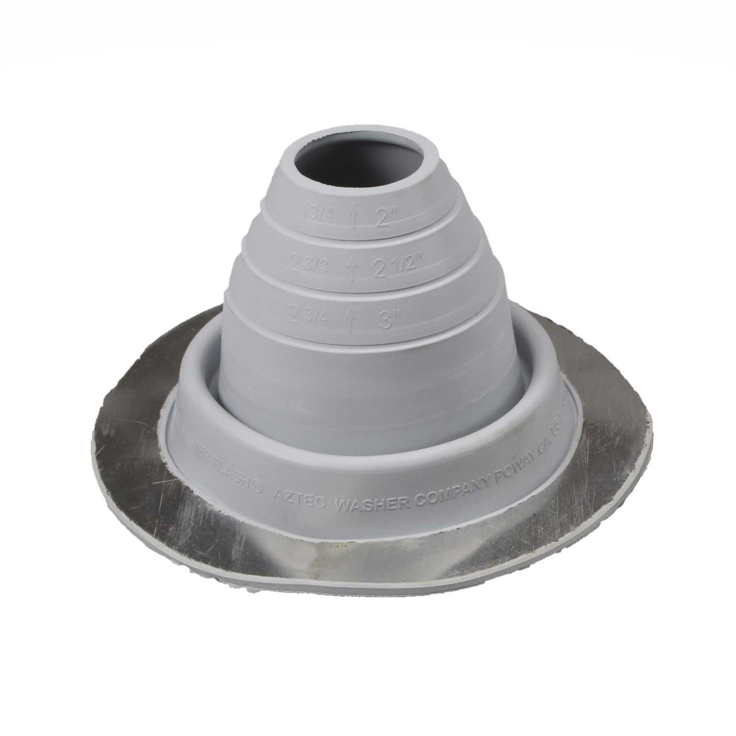 #2 Roofjack Round EPDM Pipe Flashing Boot Gray