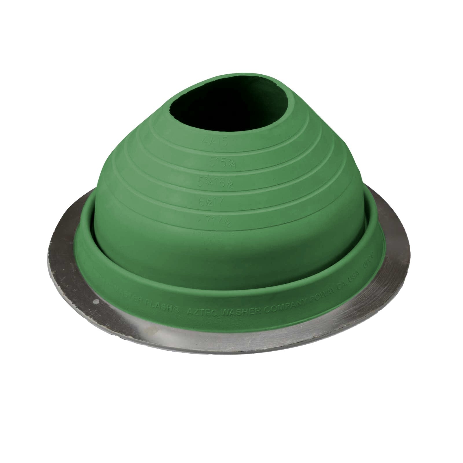 #5 Roofjack Round EPDM Pipe Flashing Boot Light Green