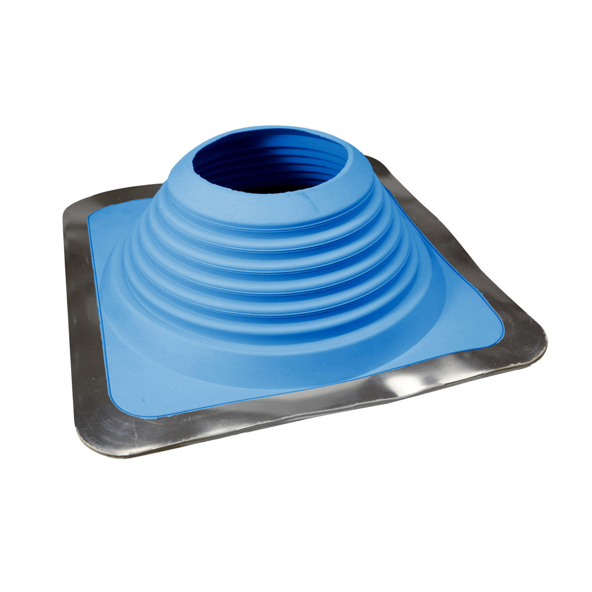 #8 Roofjack Square EPDM Pipe Flashing Boot, Light Blue