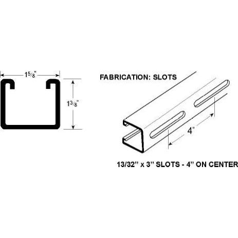 Flextrut FS-300 Long Slot Channel Drawing