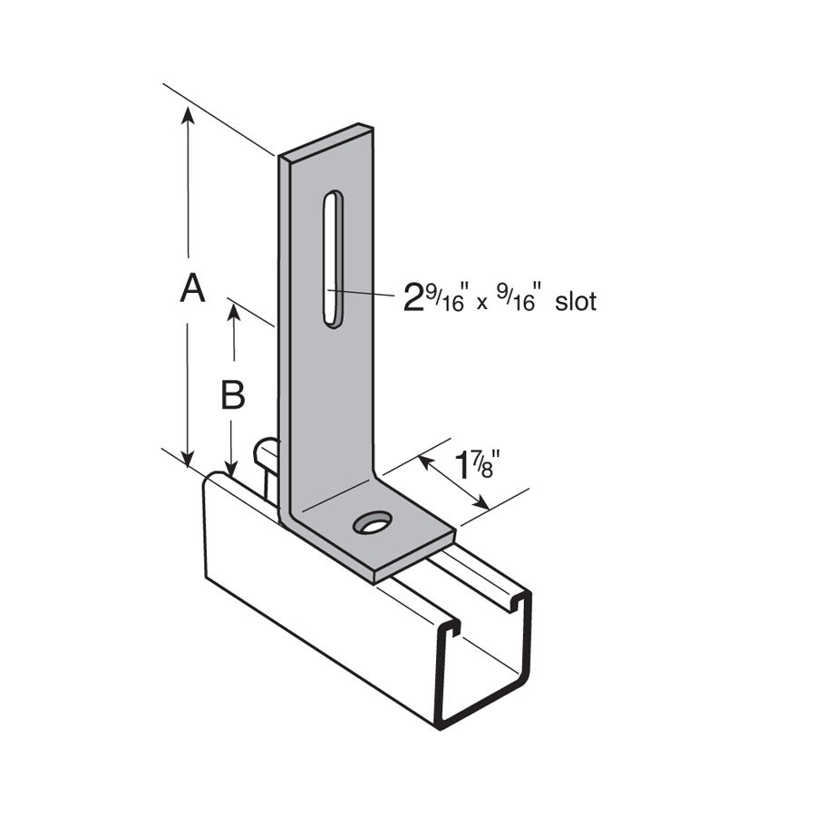 Flexstrut FS-5107 Drawing With Dimensions