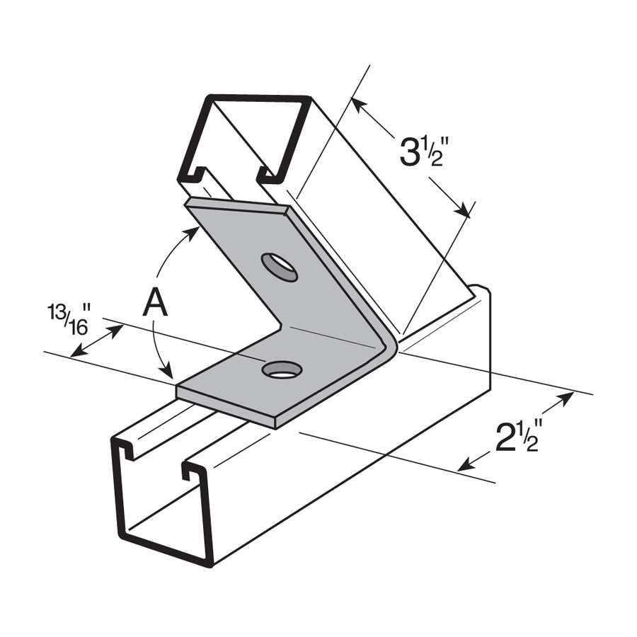 Flexstrut FS-5142 Drawing With Dimensions