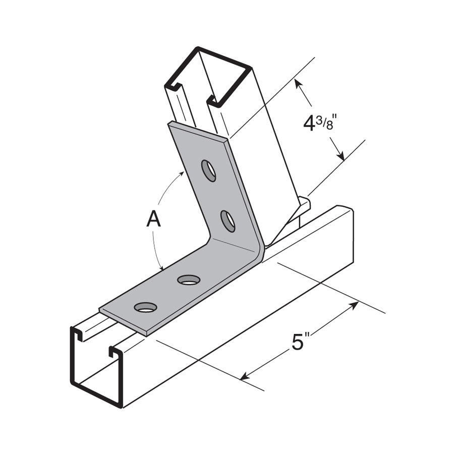 Flexstrut FS-5144 Drawing With Dimensions