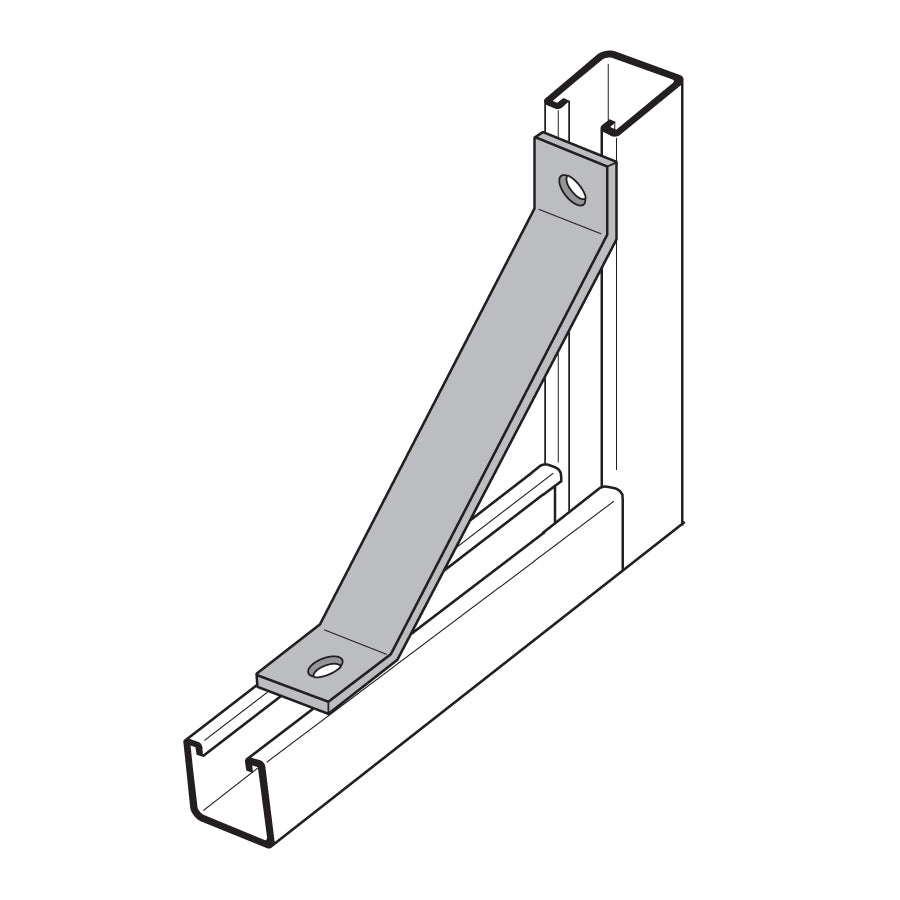 Flexstrut FS-5472 Straight Tube Brace Drawing