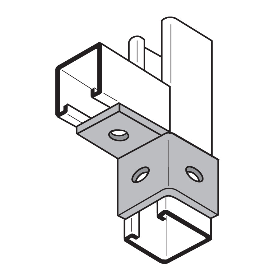 Flexstrut FS-5511 Corner Channel Connection Drawing