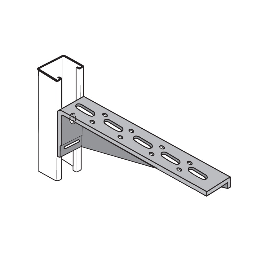 Flexstrut FS-5600 Strut Channel Shelf Bracket Drawing