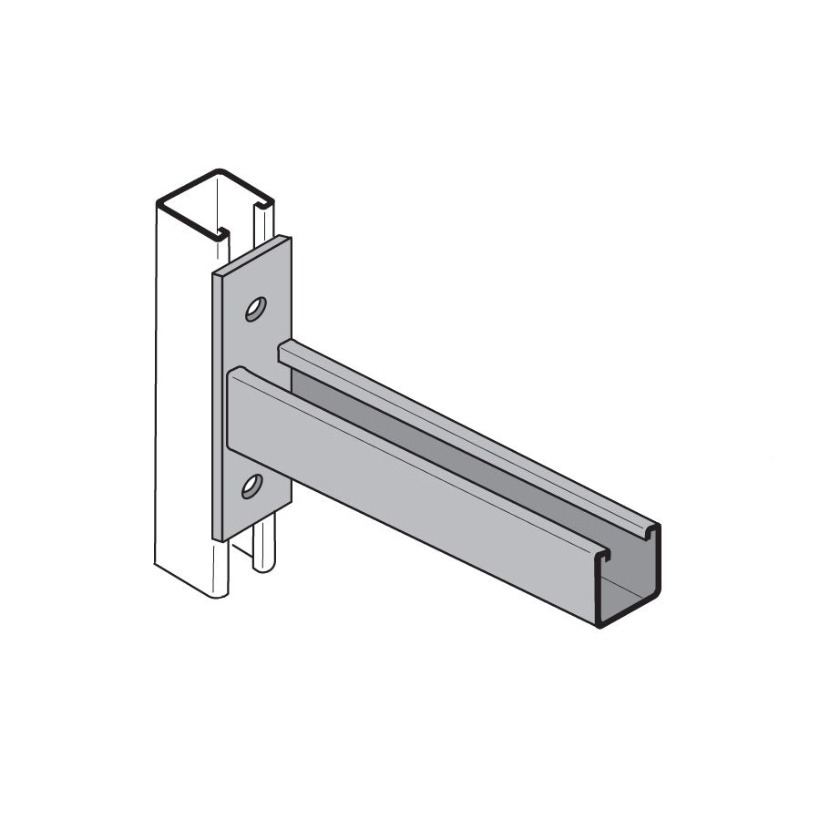 Flexstrut FS-5636 Slot Up Channel Bracket Drawing