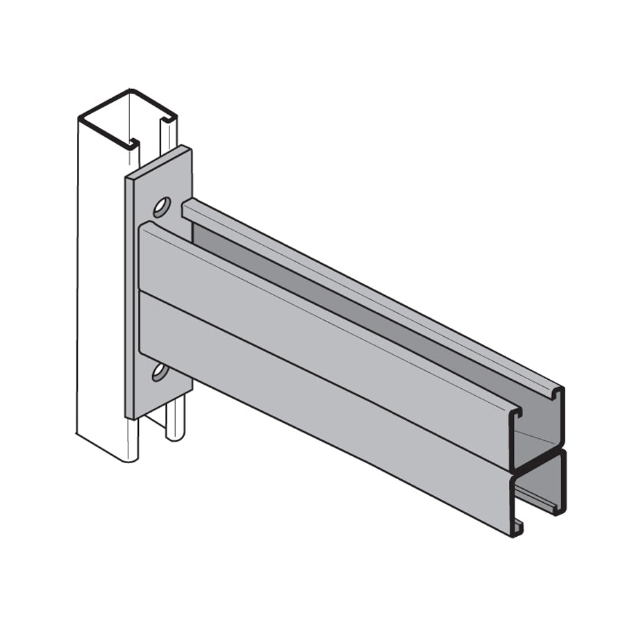 Flexstrut FS-5637 Double Channel Bracket Drawing