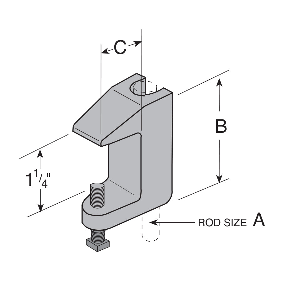 Grampo Tipo C - Clamp Type C | 3D CAD Model Library | GrabCAD